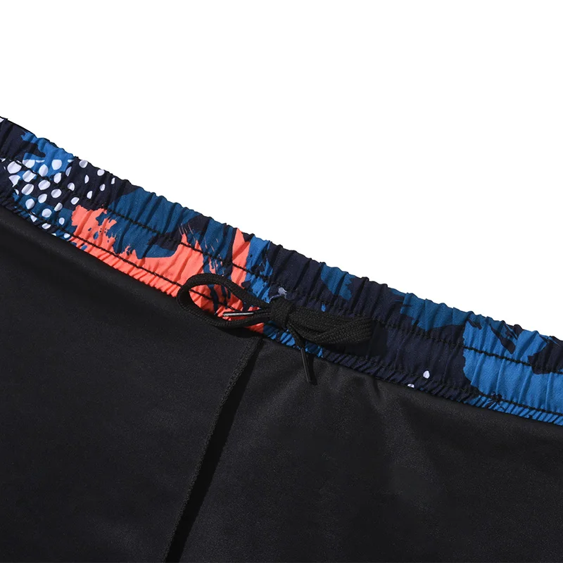 Swim Trunks Men Summer Anti-embarrassment Double-layer Style Quick-drying Large Size Flat Angle Professional