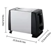 Home Toaster Household Breakfast Toaster Machine Multi-Functional Toaster Bread Warmer for Pastry Croissant Bagel Bread Chenchin 6
