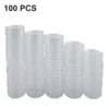 100pcs Coin Capsules 38mm Accessories Clear Collection Round Storage Transparent Case Container Holder Plastic 3