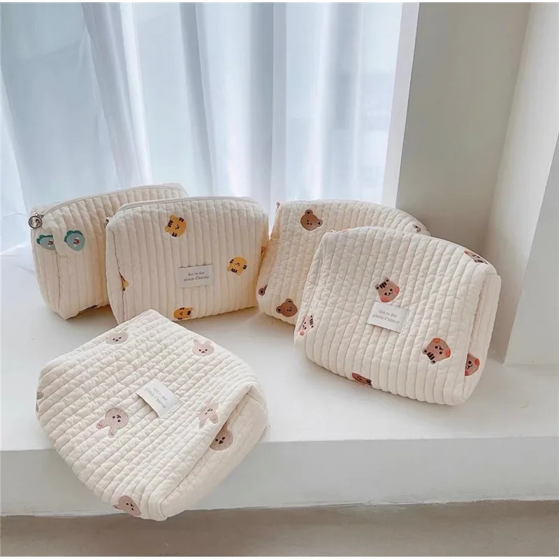 

Portable Stroller Multifunctional Quilted Baby Diaper Organizer Embroidered Mommy Bags Babies Accessories Changing Bag Storage