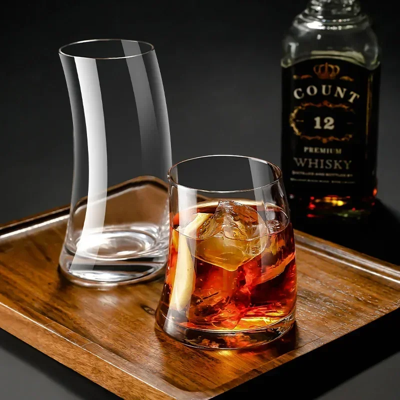 Household Shaped Glass Nordic Cup Creative Sailing Crescent Cup Juice Cocktail Mojito Glass