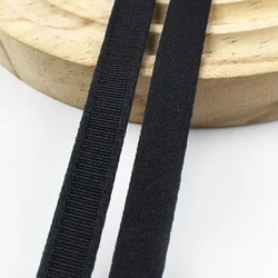Versatile Nylon Webbing Belt for DIY Sewing and Craft Projects (Black)