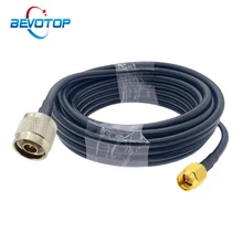 

SMA to N Low Loss RG223 Double Shielded Coax Cable RF Extension Jumper for 4G LTE Wireless Router Gateway Cellular ADS-B Radio