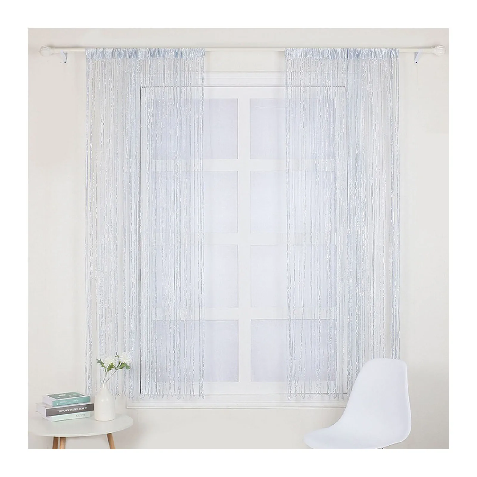 Door String Curtains Fringe Room Divider for Living Room Decoration