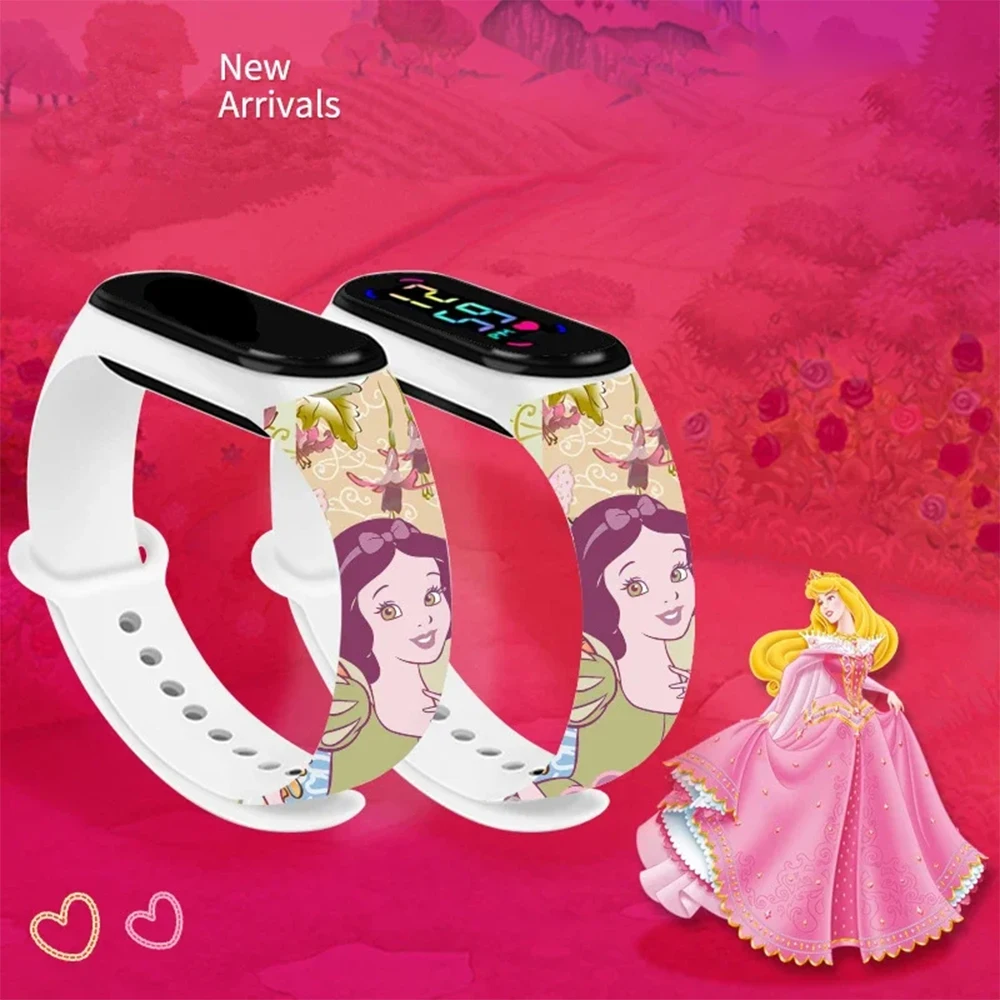 Kids' Digital Watches Outdoor sports Wrist band Cartoon Printing LED Touch Waterproof Electronic Kids Watchs Birthday Gifts Toys