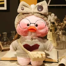 

2022 30cm Duck Plush Toy Stuffed Soft Kawaii Duck Doll Animal Pillow Birthday Gift for Kids Children
