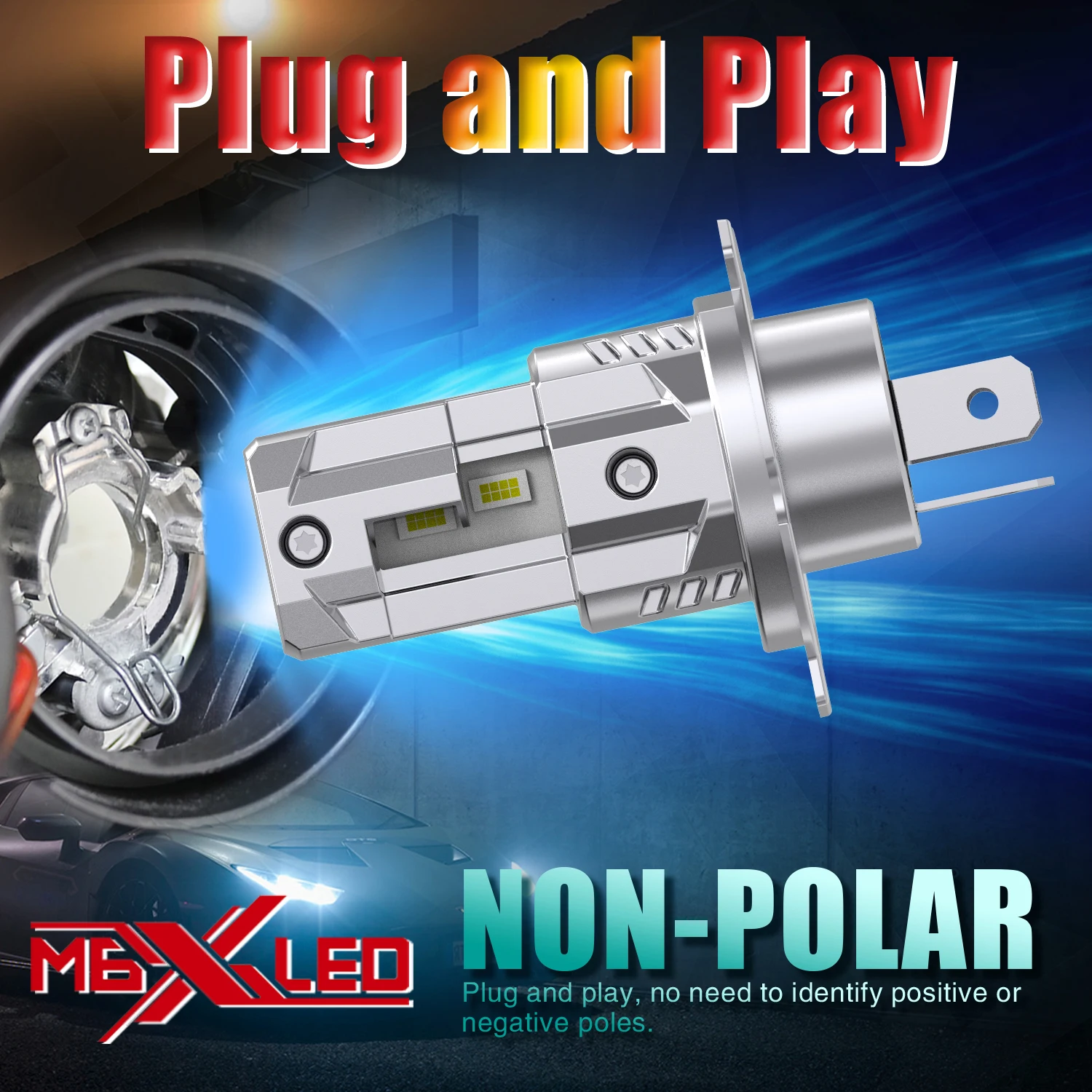 2pcs H4 HB2 9003 Led 헤드 라이트 Canbus 자동차 전구 높은 전력 흰색 안개등 다이오드 램프 12v 55w VW Transporter MK4 1990  2003