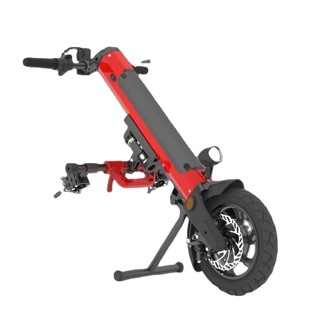 Wheelchair drive head lithium battery high power electric bicycle wheelchair accessories trolley accessories custom powerful handbike for wheelchair drive power systems 36v 350w 12 inch 13ah battery