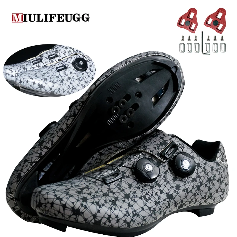 Cycling Shoes Men MTB Clits Route SPD Road Dirt Bike Speed Flat Sneaker Racing Women Cleat