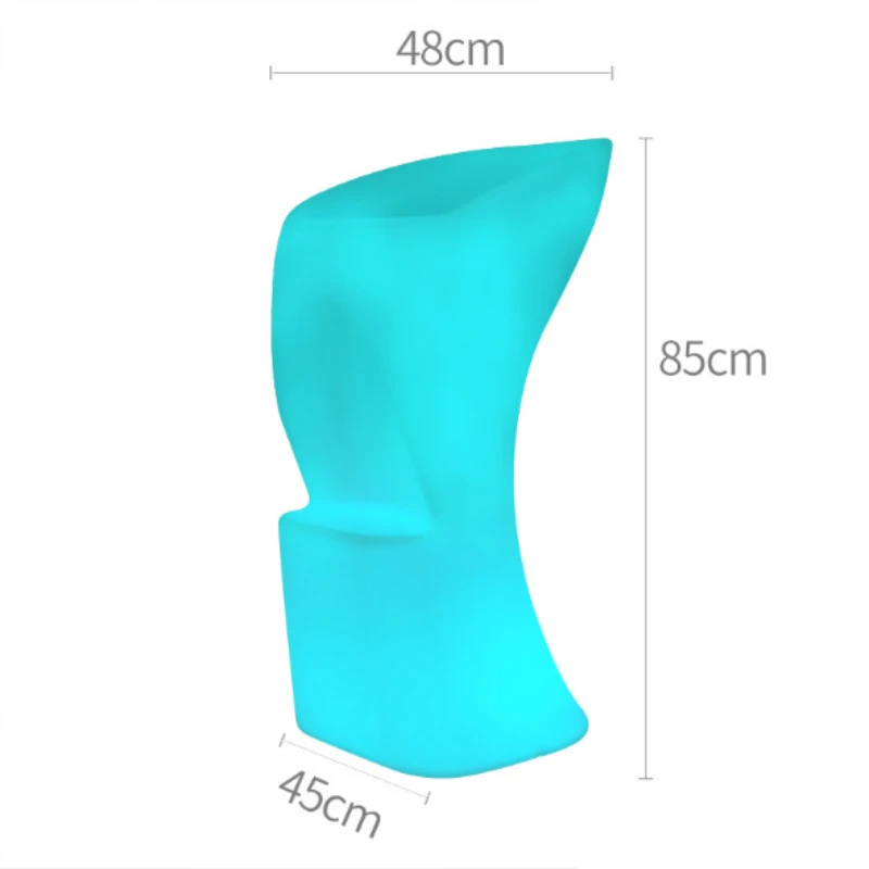 

Plastic Bar Stool Glowing Chair for Outdoor Party Restaurant