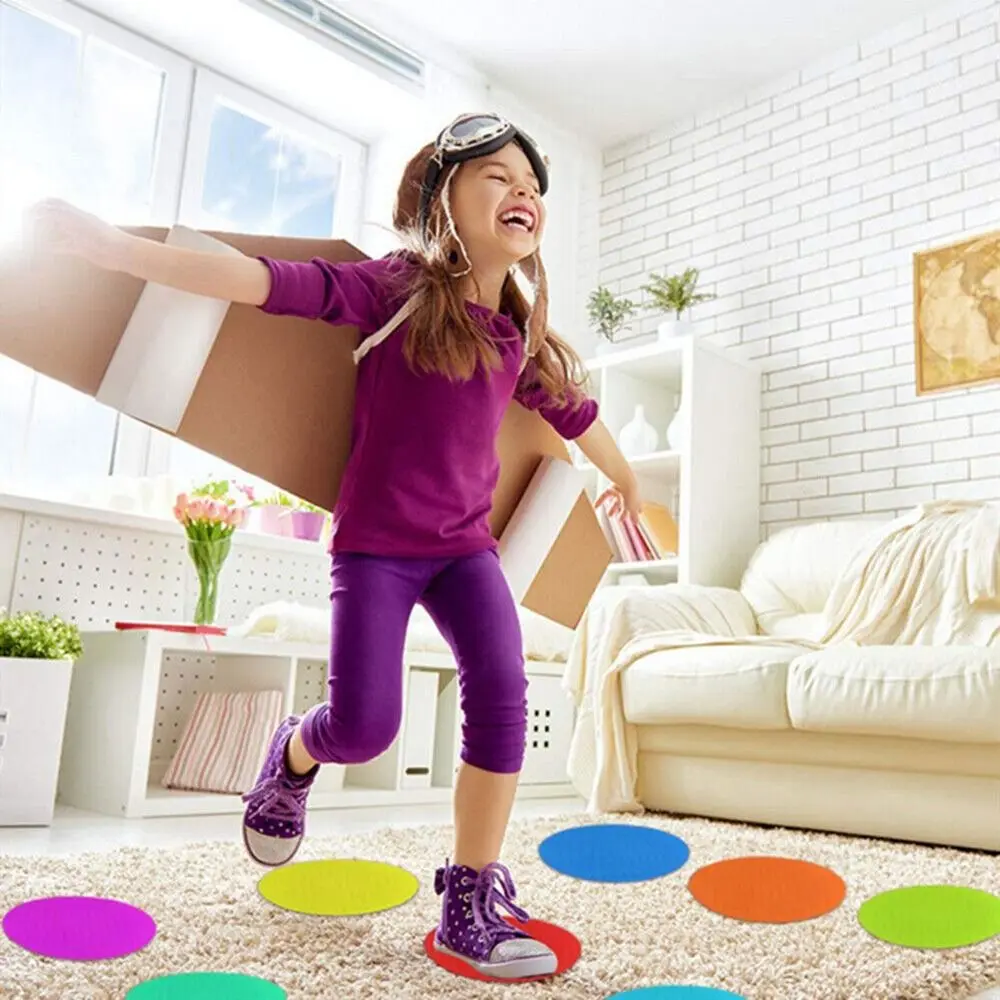 30PC Round Carpet Spot Marker For Teacher Early Educational Classroom Sit Spots Carpet Markers Toy Gift For Child Teaching Tool - 3