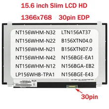 Recambio de pantalla LED N12 NT156WHM-N32 B156XTN para BOE 15,6 Slim 30Pin Matrix, NT156WHM N32 V8.0