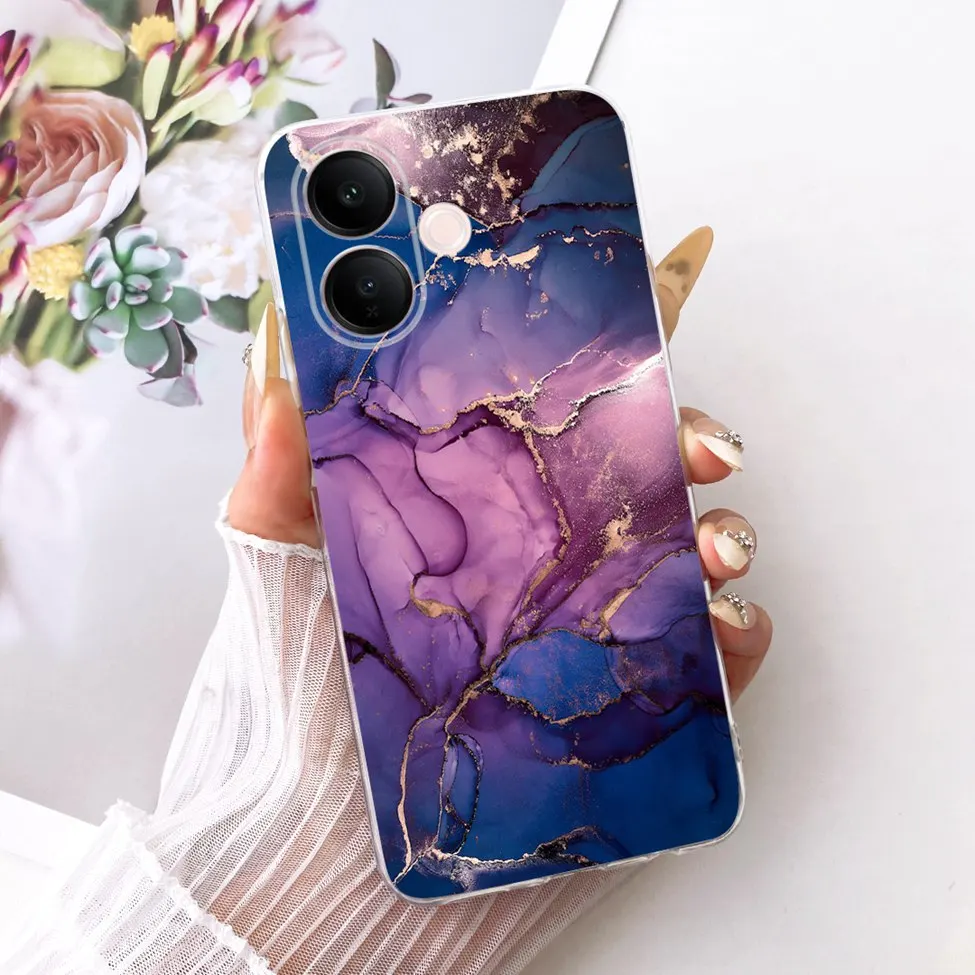 Clear Luxury Cute Cat & Butterfly Painted Case