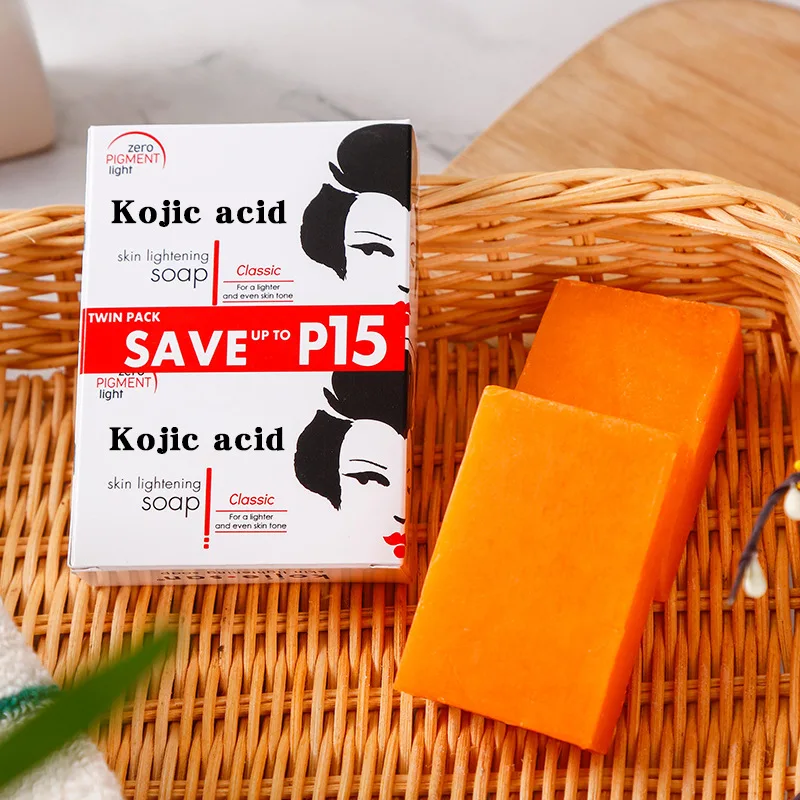 

Kojic Acid Soap Papaya Whitening and Brightening Soap Bleaching Kojic Acid Glycerin Soap Deep Cleansing Handmade Essential Oil