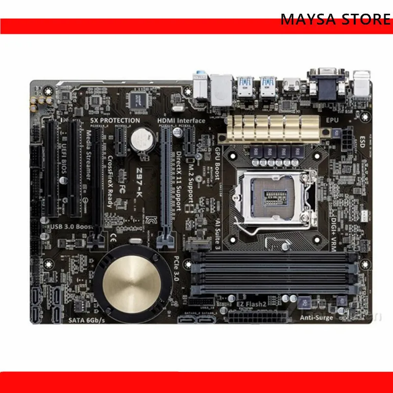 Per Scheda Madre Asus Z97-K Lga 1150 Ddr3 32G Z97 Scheda Madre Sata Iii Pci-E 3.0 X16