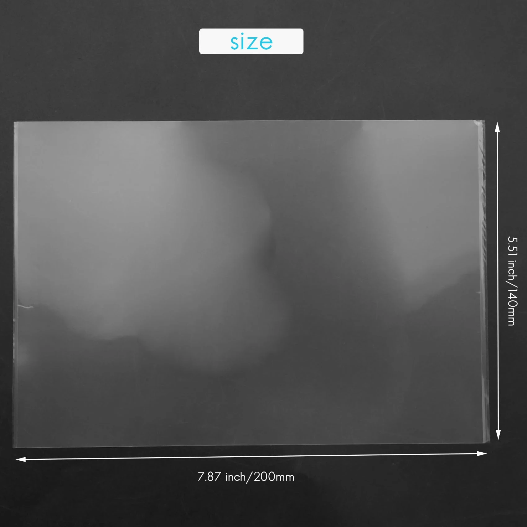 UV 3D 프린터용 FEP 릴리스 필름, LCD SLA 송진, 교체 플라스틱 뒤집개 1 개 포함, 200x140x0.15mm, 3 개
