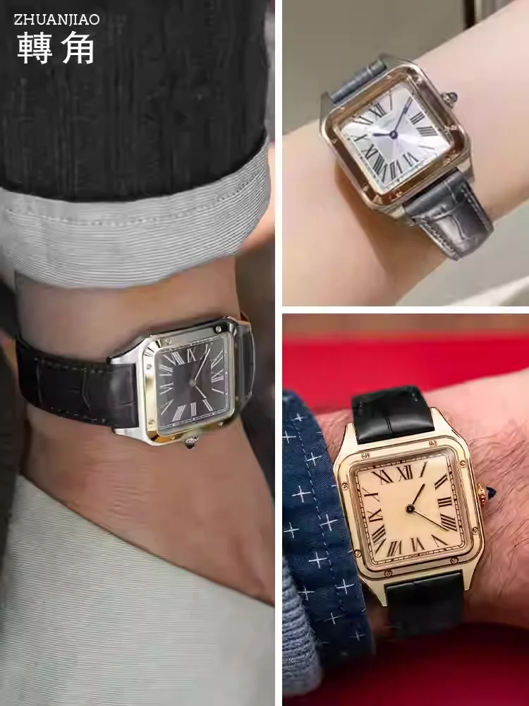 Premium Quality Waterproof Genuine Leather Watchband - Adjustable Watch Strap Bracelet Accessories