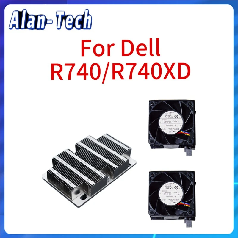 

Оригинальный комплект для радиатора серверного процессора De ll R740 R740XD, радиатор, охлаждающий вентилятор N5T36, радиатор с кронштейном