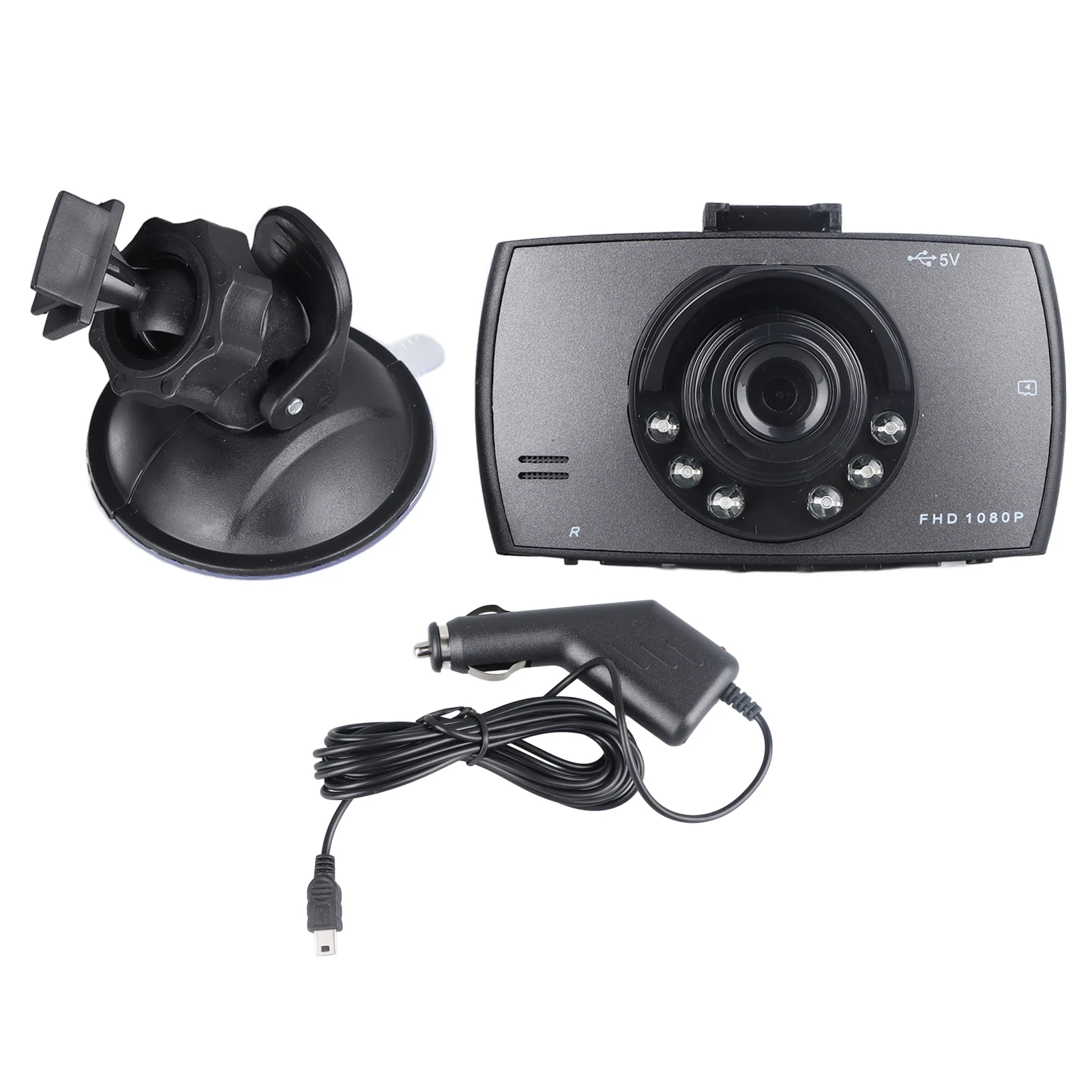 1080PHDDashCameraCarInteriorCamerawithLCDDisplayParkingMode