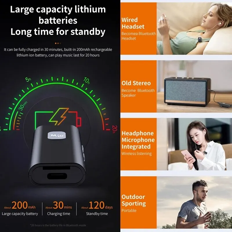 محول مستقبل لاسلكي بالبلوتوث ، الصوت ، من من من ،...