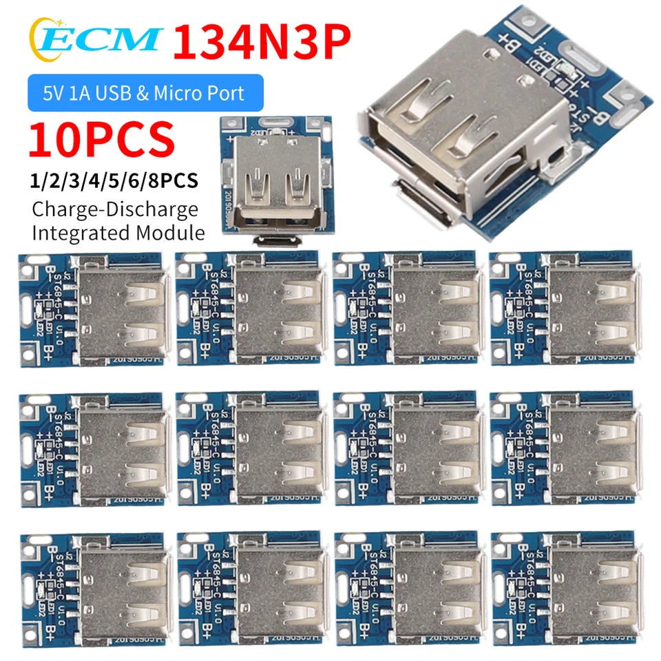 1pcs Type-C USB 5V 2A Convertitore Boost Modulo di potenza step-up