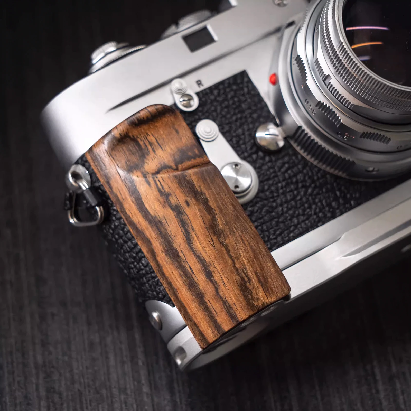 Wooden L Handgrip For Leica M2 M3 M4 M6 M7 M4P MP MD MD2 MA