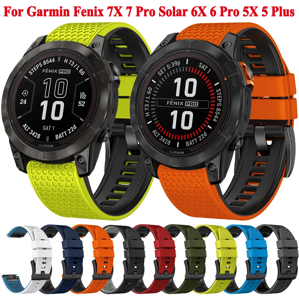 

Ремешок Quickfit для наручных часов Garmin Fenix 7X 7 Pro Solar 6 6X Pro 5X 5 Plus, 26 мм 22 мм, для Garmin 7X Pro 6X Pro