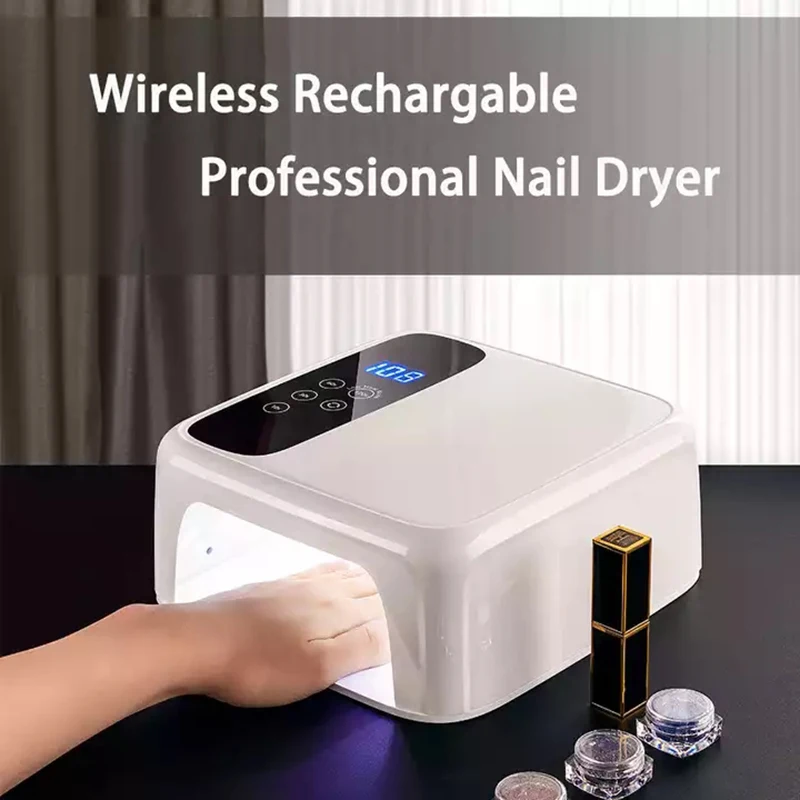 Compact LED UV Nail Polish Dryer for Quick Use