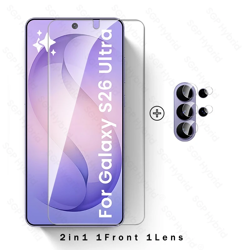 6-in-1 Ultra Durable Protective Glass Screen and Camera Protector
