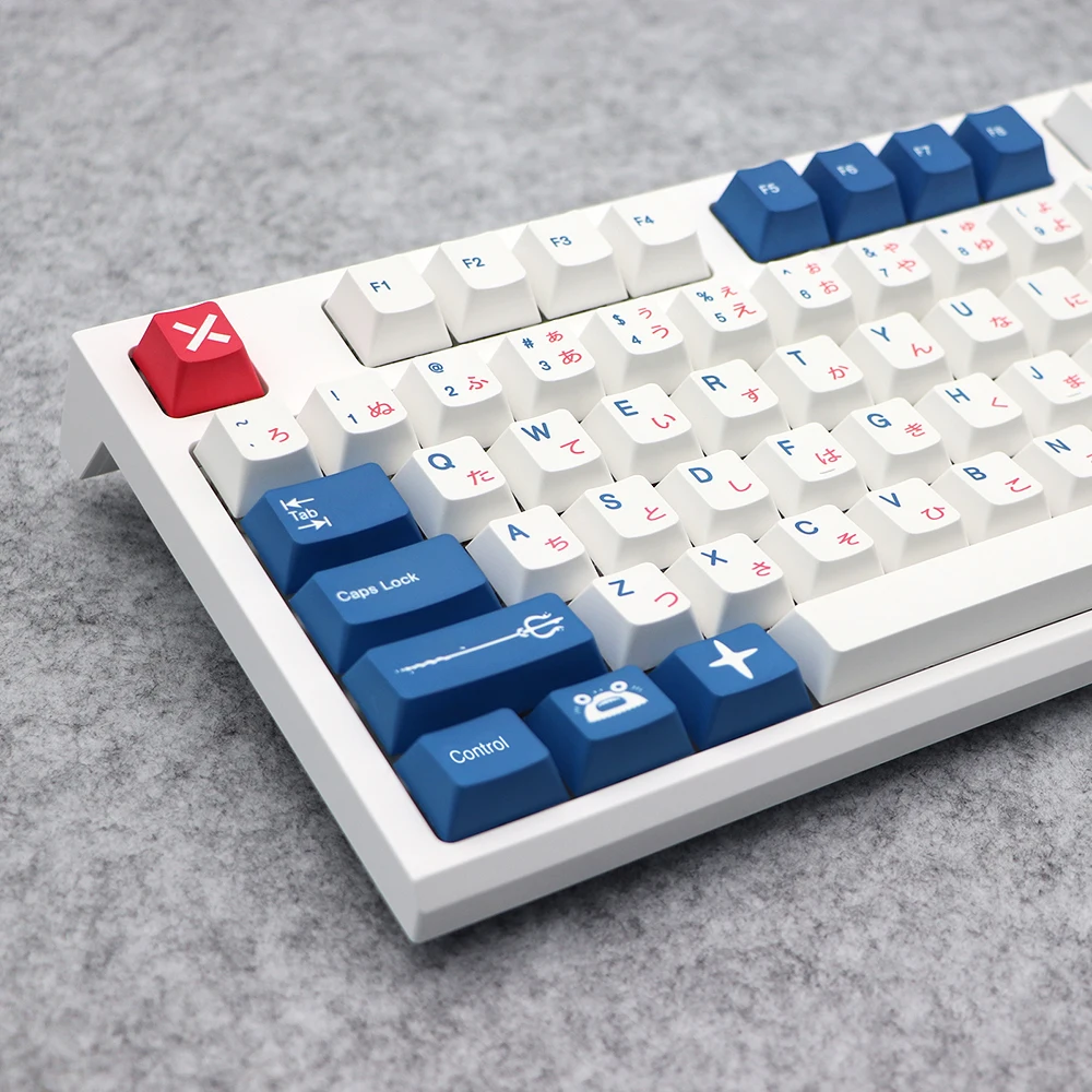 Teclas Mecânicas do Teclado Sublimação de Tintura Pbt Interruptor mx com 6.5u 7u Shift 138 Teclas Perfil Cereja Gmk a - Imagem 3