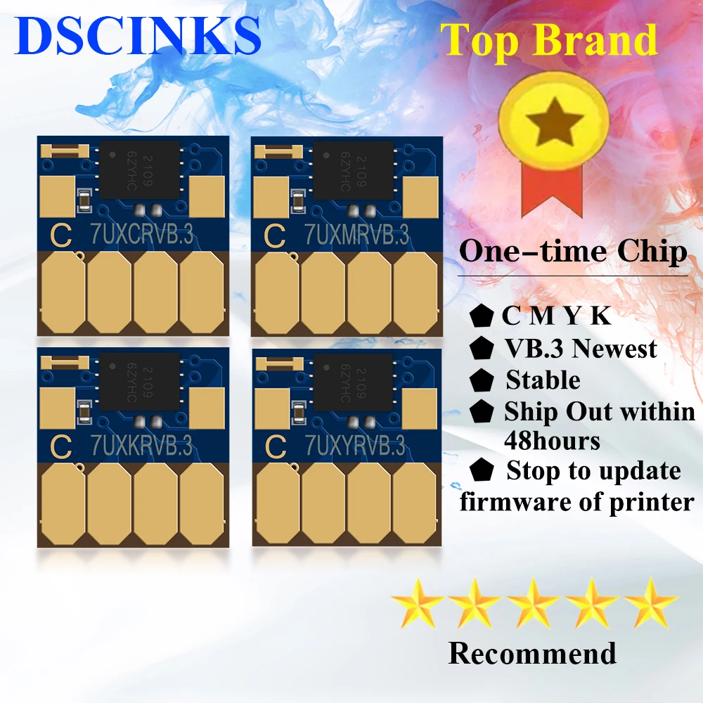 4 Pz 981 981Xl Chip Una Tantum Per Hp Pagewide Enterprise Color 556Xh/Dn Mfp 586Dn/F/Z Mfp E58650Dn(Na) Mfp E55650(Ap) Stampante