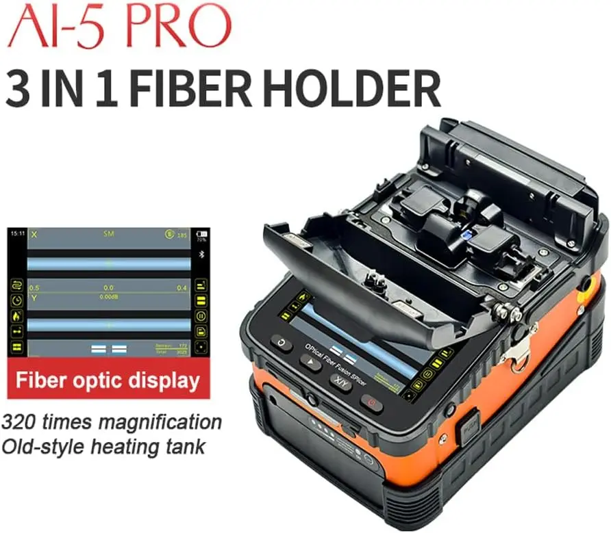 시그널 파이어 광섬유 융착접속기 AI-5 Pro 자동 SM&MM FTTH 광섬유 접속기