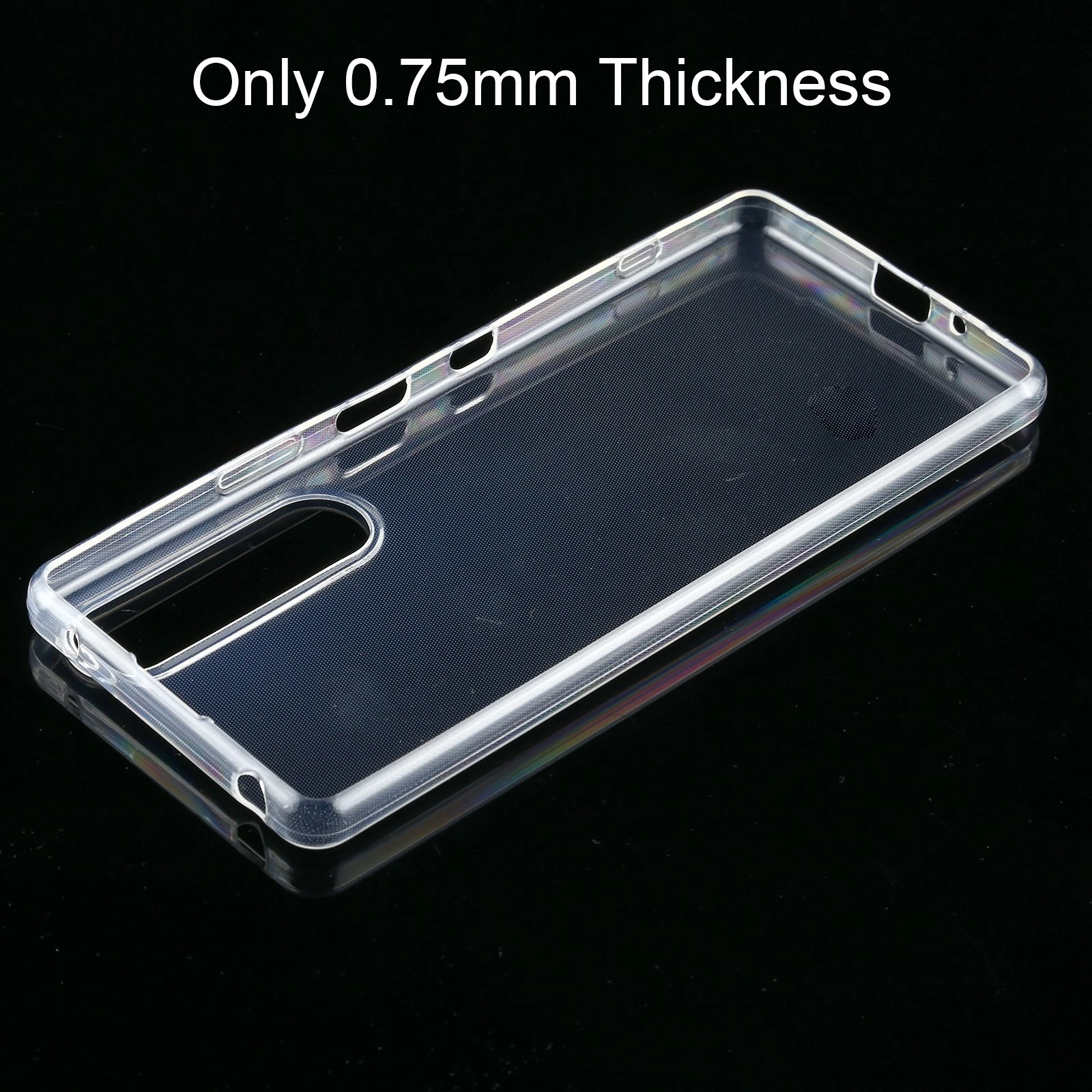 For Sony Xperia 1 III 0.75mm Ultra-thin Transparent TPU Soft Protective Case