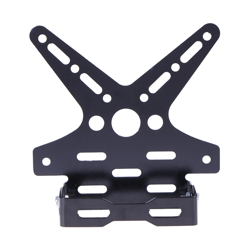 Universal Motorcycle Adjustable Number License Plate Mount Holder (Black) license plate holder motorcycle license plate holder
