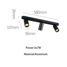  LED Spot Lights GU10 MR16 Mounting Aluminum 7W Ceiling Spotlights Track for Kitchen Living Room Indoor Lighting Modern Lighting 