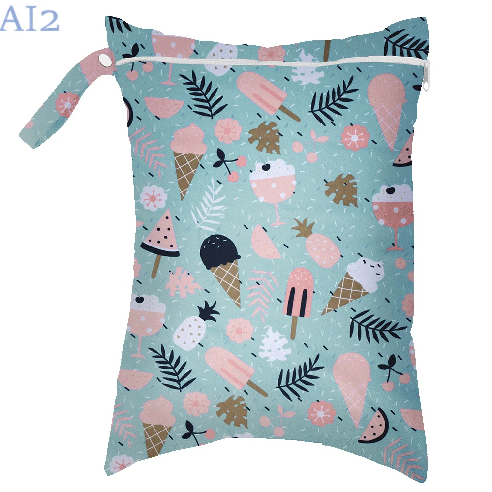 30X40cm Baby Diapers Nappies Wet Dry Bag  Large Capacity Waterproof Diaper Bag Durable Outdoor Stroller Carry Pack Storage