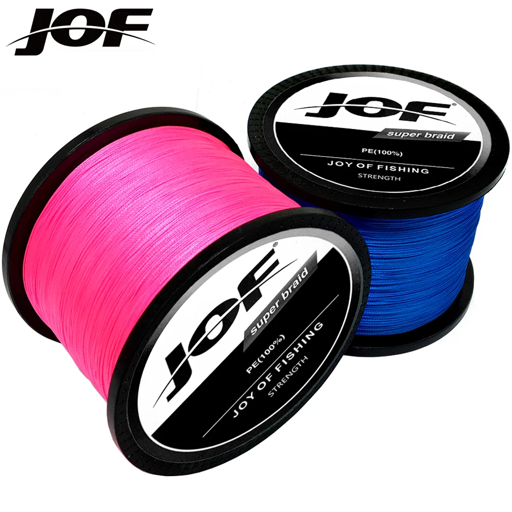 

JOF 500m X8 PE Braided Fishing Line 18-96LB Super Multifilament Smooth Fishing Line for Carp Fishing Baitcasting Line Lure Line