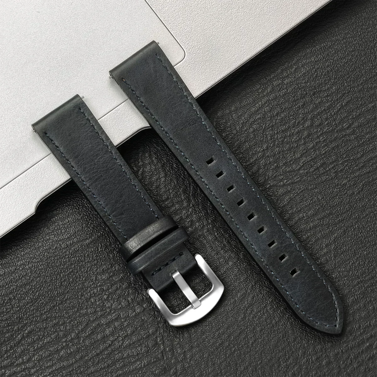 Premium Leather Wristband - Soft Adjustable Strap