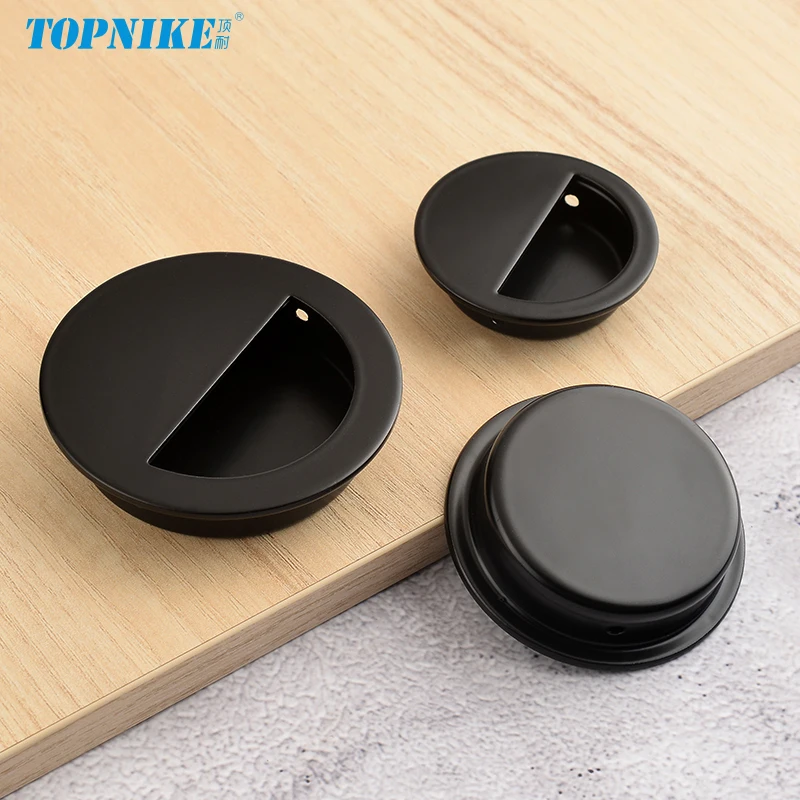 Furniture Handles Invisible Embedded Pulls concealed sliding door cabinet Drawer Hide Stainless Steel