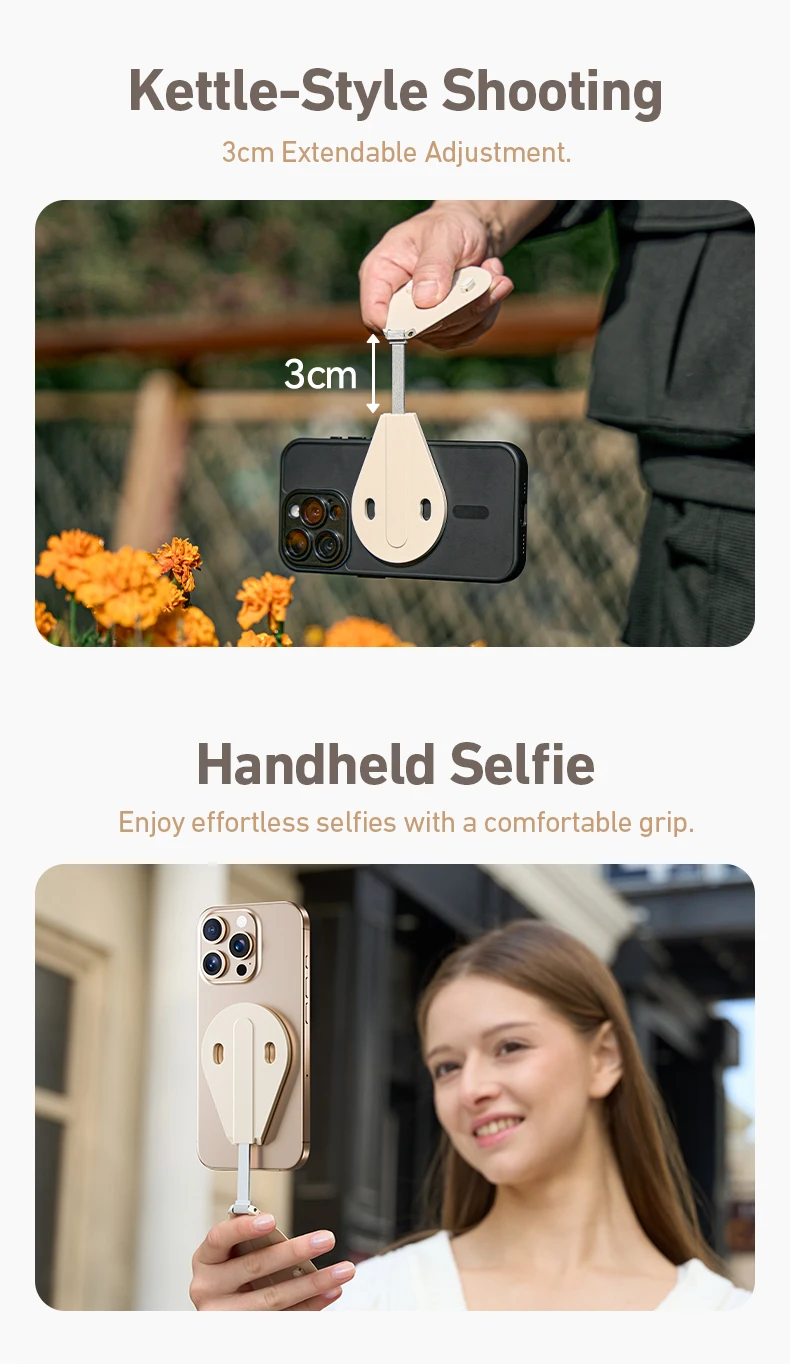 Magnetic Multi-function Mobile Phone Holder 300° Rotation Phone Camera Shoot Sta