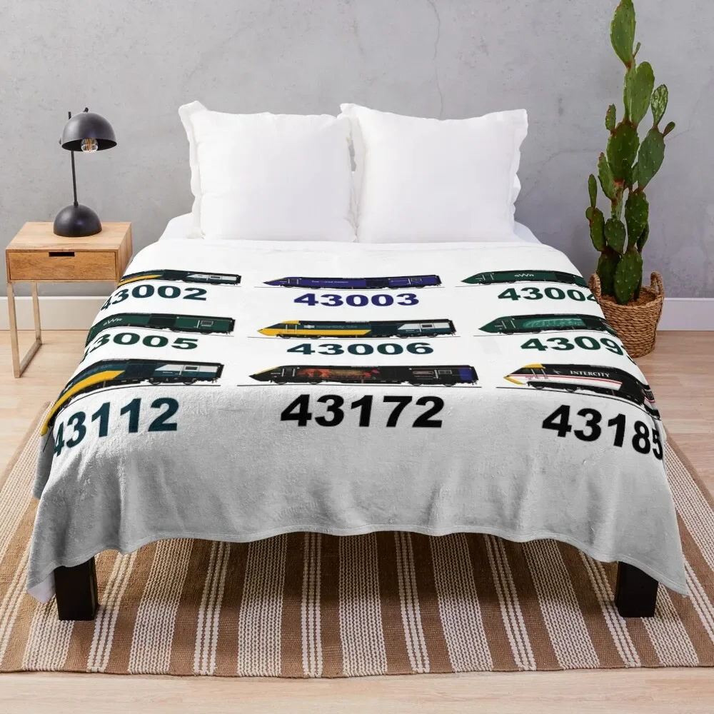 Classe 43 Hst Intercity 125 Coperta Da Viaggio Decorazioni Di Halloween Coperte Pesanti