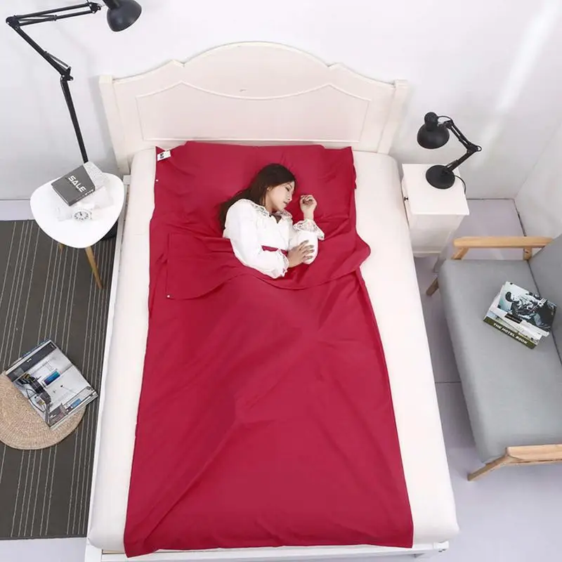 Sleeping Bag Liner Camping Travel Sheets For Adults Sleeping Sack Sheets For Backpacking Hotel Hostels Traveling