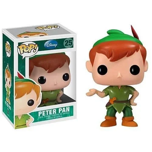 thumbnail image 1 of 2025 NUEVAS figuras de acción Funko POP Captain Hook 10cm #25 Peter Pan 26# de vinilo, modelo de colección de juguetes para niños, juguetes para niños, regalo de cumpleaños, 1 of 5