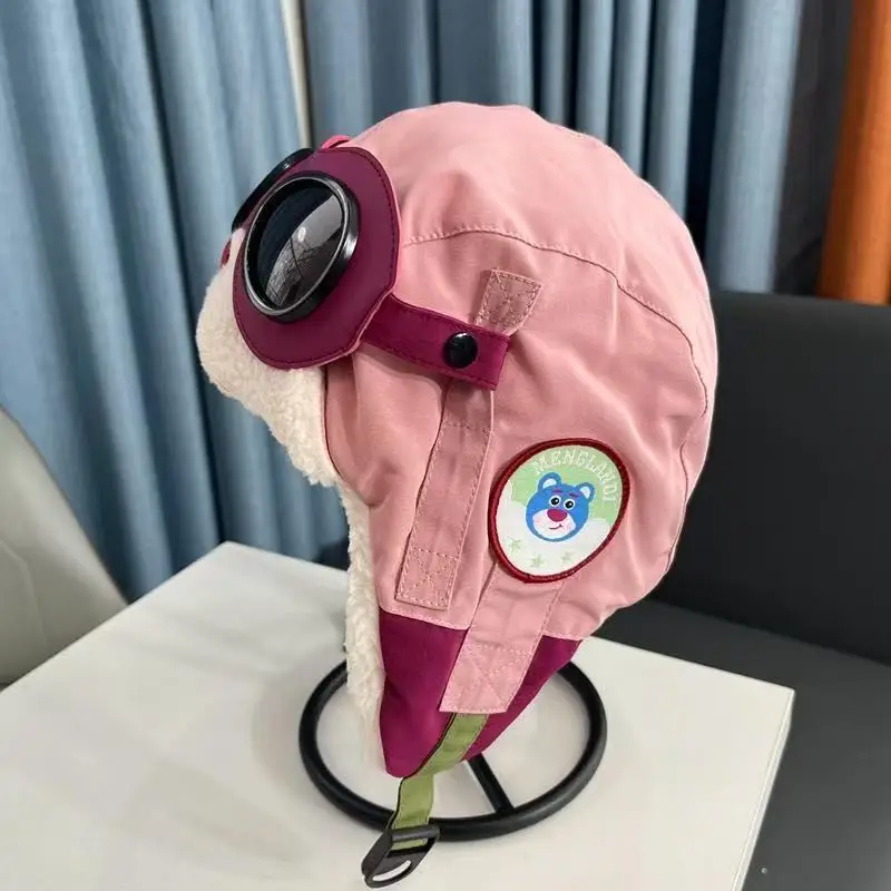 Winter Baby Ear Protection Hat Kids Cartoon Pilot's Hat Korean Version Classic Autumn Winter Boy Girl Baby Ear Protective Hat