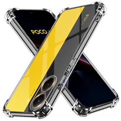 Transparent Clear Shockproof Silicone Phone Case for Xiaomi X7 Pro 5G (Transparent)