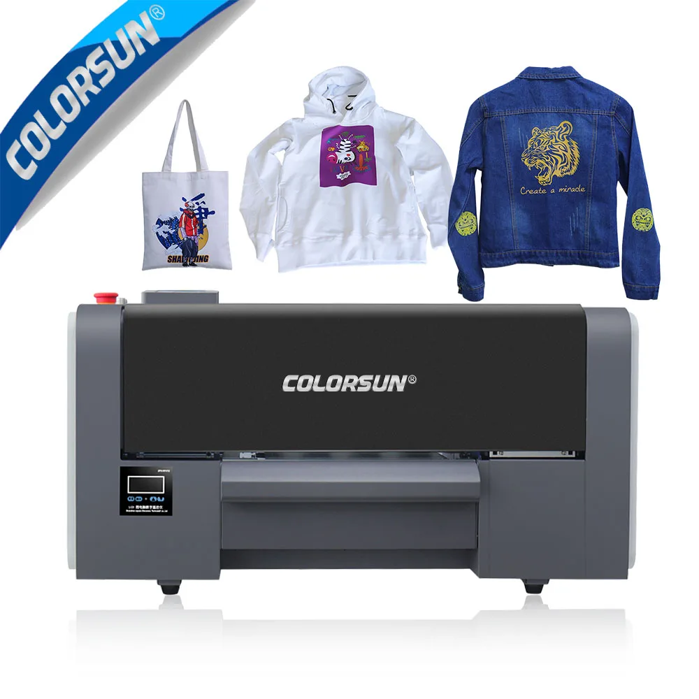 Colorsun Dtf Printer For Tshirt Hoodies Jacket Shoes Direct To Film