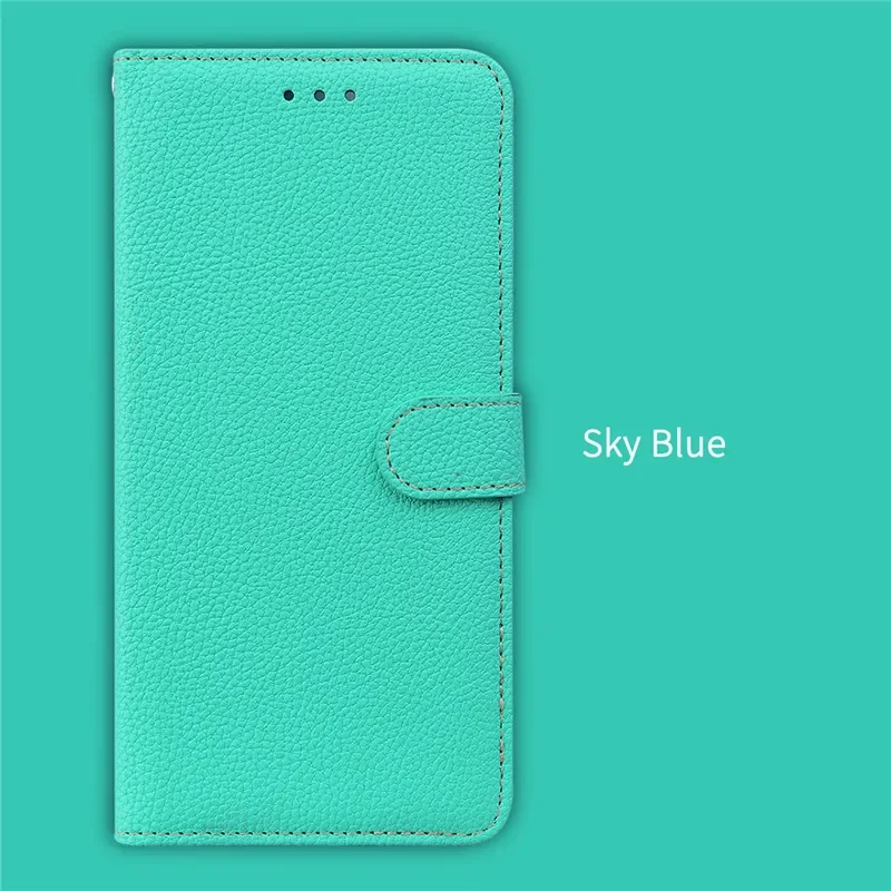 Matte Black Flip Wallet Phone Case - Premium Protective Cover