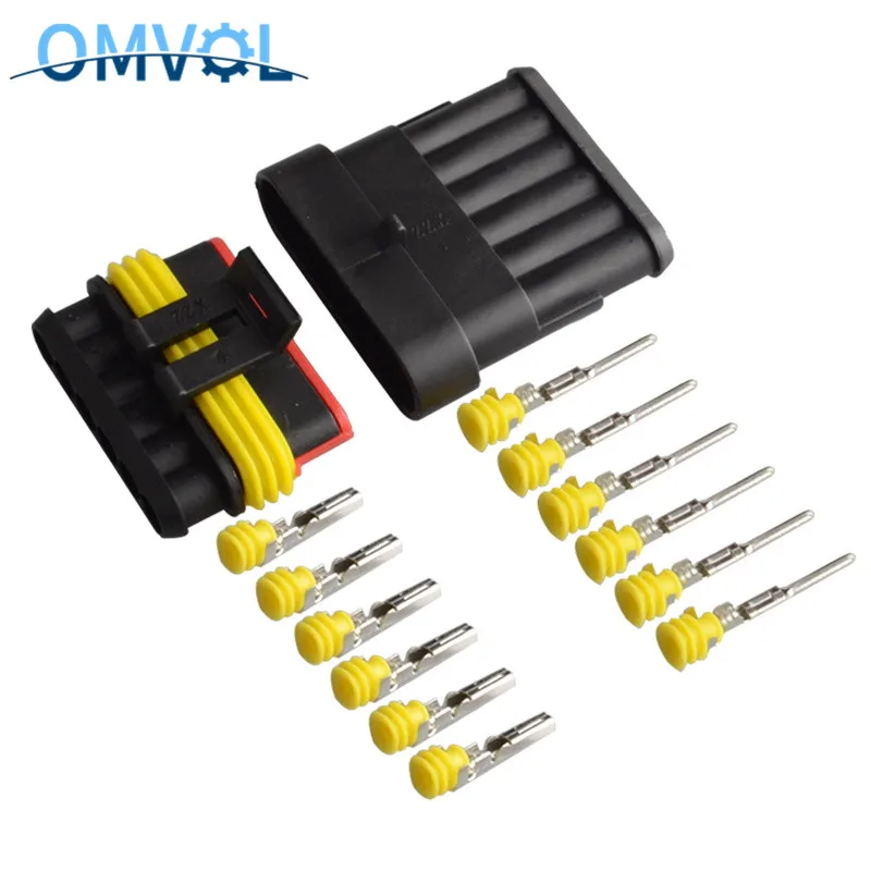 QitinDasen 15 Kit Auto Wasserdichte Elektrische Steckverbinder, Auto Kabel  Steckverbinder Stecker, Wasserdichte Schnellverbinder (2 Pin, 3 Pin, 4 Pin)