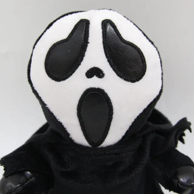 17-25cm Black Ghostface Cartoon Cute Tricky Plush Toys Soft Doll Movie  Reaper is here Horror Scream Ghost Face Kids Gift - AliExpress