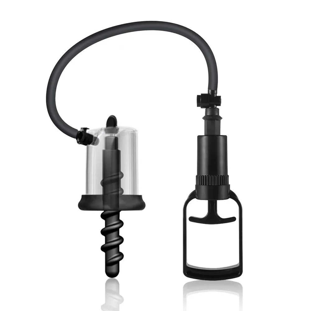 Anal Pump Manual Vacuum Rosebud Pump Sex Toys for Men Women SM Suction Cup Prostate Stimulator Anus Dilator Butt Plug Set